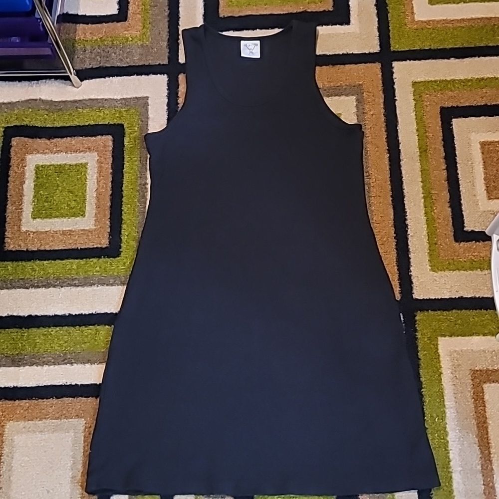 Claridge+King Classic Black Tank Top Dress Size Large View 2